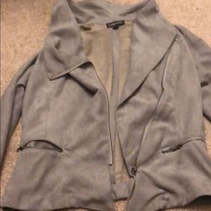 Suede blazer